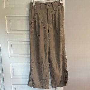Madewell Casual Tan Wide-Leg Pants